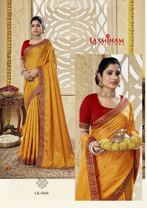 Laxminam Not Out Festive Wear Wholesale Designer Sarees
